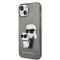 KARL LAGERFELD Karl Lagerfeld iPhone 14 Plus Skal IML GLIT NFT Karl & Choupette - Svart