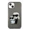 KARL LAGERFELD Karl Lagerfeld iPhone 14 Plus Skal IML GLIT NFT Karl & Choupette - Svart