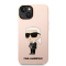 KARL LAGERFELD Karl Lagerfeld iPhone 14 Plus Skal Silicone Ikonik - Rosa