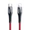 Joyroom Joyroom USB-C till Lightning kabel 20W 2.4A 1.2m - Röd