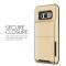 VERUS Verus Damda Folder Card Slot Skal till Samsung Galaxy S8 - Gold