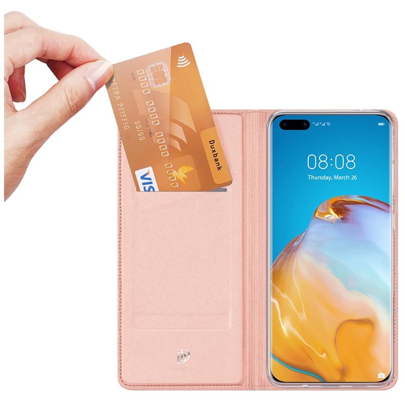 Dux Ducis Dux Ducis Plånboksfodral till Huawei P40 Pro - Roséguld