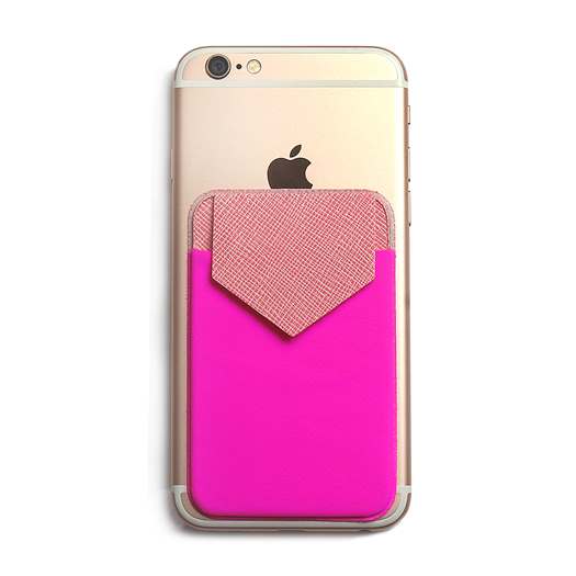 OEM Korthållare för smartphones med flärp - Rosa