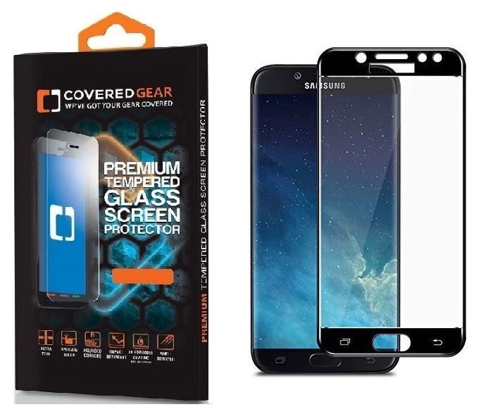 CoveredGear CoveredGear Härdat Glas Skärmskydd till Galaxy J5 (2016) - Svart