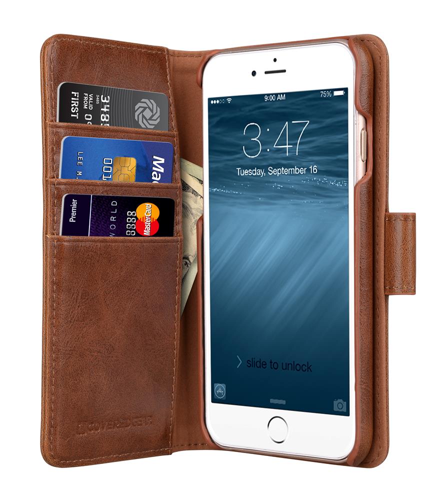 CoveredGear CoveredGear Signature Plånboksfodral till iPhone 6 (S) Plus - Brun