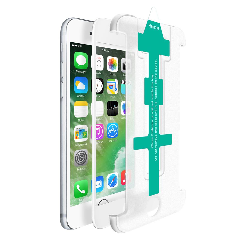 CoveredGear CoveredGear Easy App Härdat Glas Skärmskydd till iPhone 6S/6 - Vit