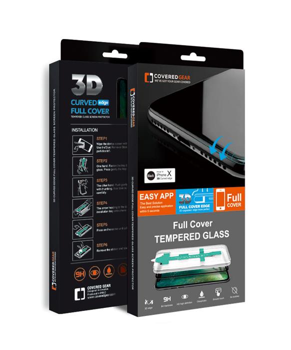 CoveredGear CoveredGear Easy App Härdat Glas Skärmskydd till iPhone 6S/6 - Vit