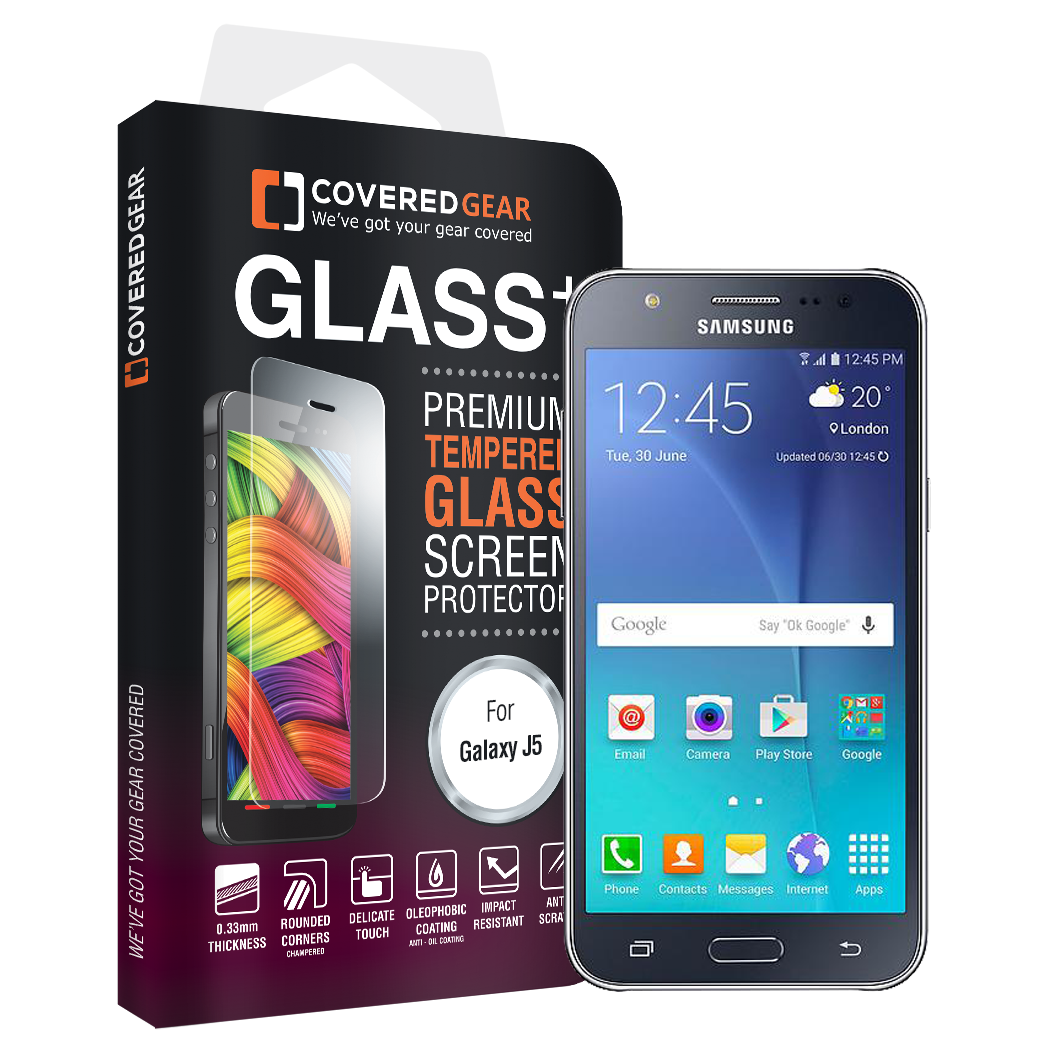 CoveredGear CoveredGear Härdat Glas Skärmskydd till Samsung Galaxy J5