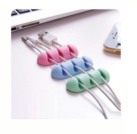 OEM 2 Pack - Självhäftande hållare för sladdar - Grön