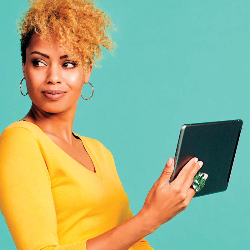 PopSockets POPSOCKETS Cactus Patch Grip med Ställfunktion