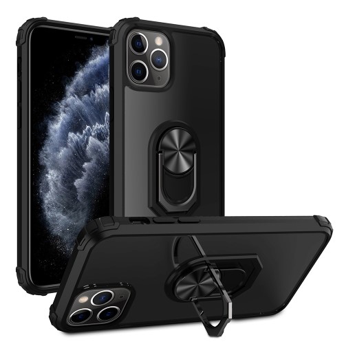 OEM Magnet Ring Flexicase Skal till iPhone 11 Pro Max - Svart