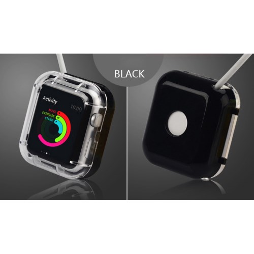 VCOER VCOER Skyddande laddningsskal till Apple Watch 38mm / 42mm - Svart