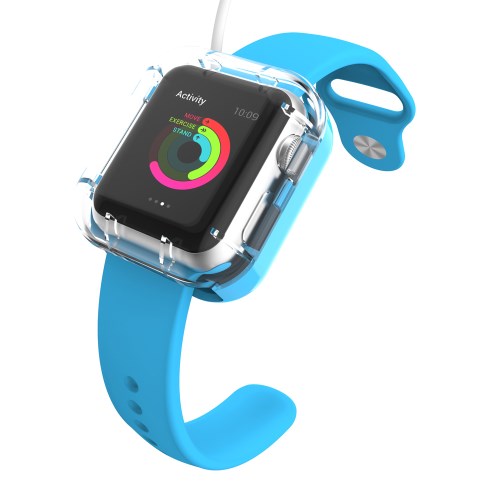 VCOER VCOER Skyddande laddningsskal till Apple Watch 38mm / 42mm - Blå