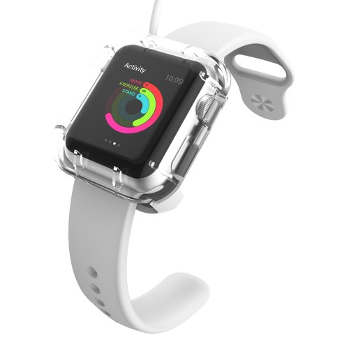 VCOER VCOER Skyddande laddningsskal till Apple Watch 38mm / 42mm - Vit