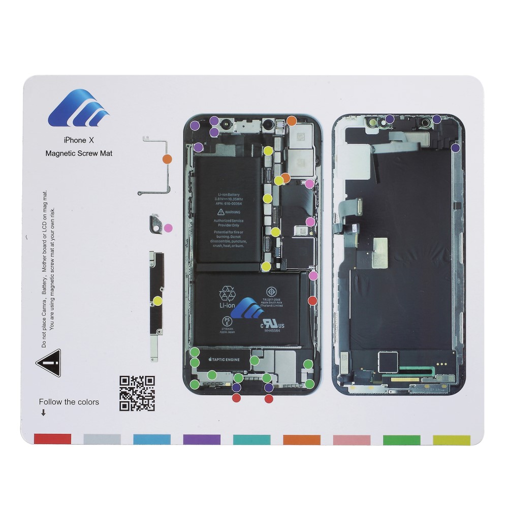 OEM Magnetisk skruvmatta till iPhone X