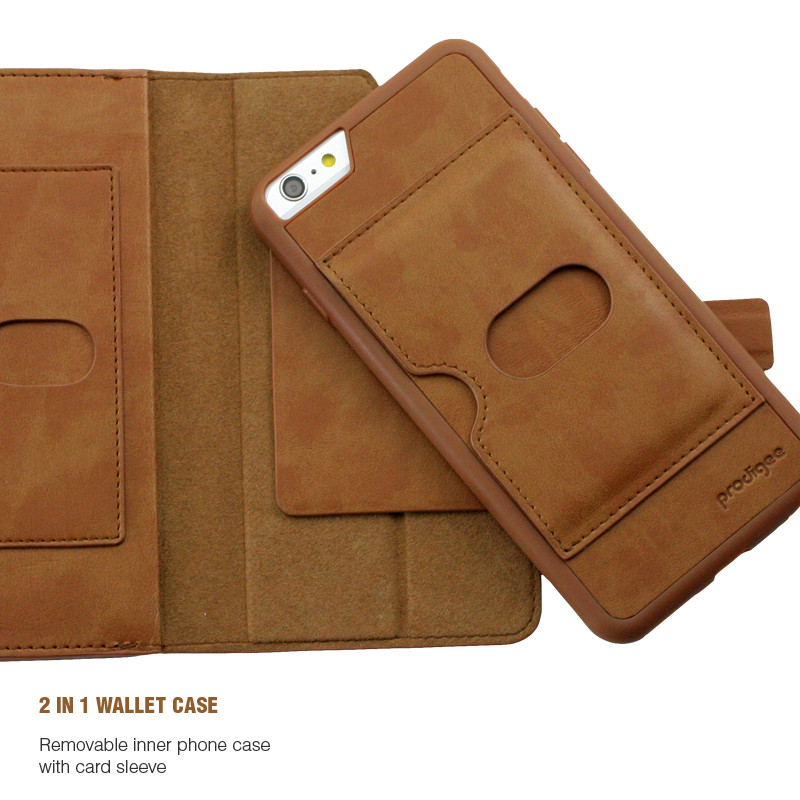 Prodigee Prodigee Legacee Wallet till Apple iPhone 6(S) Plus - Brun