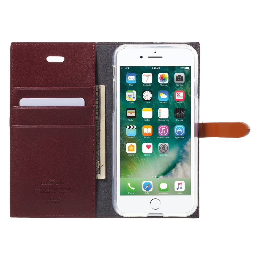 Mercury Mercury Romance Diary Fodral till Apple iPhone 6 (S) Plus - Vinröd