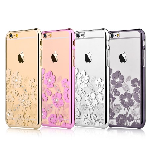 Devia Devia skal med Swarovski-stenar till Apple iPhone 6(S) Plus - Rose Gold