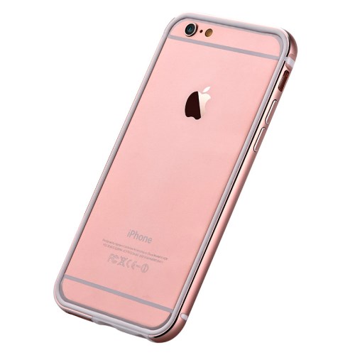 Comma COMMA Aluminium Bumper med TPU Skal till Apple iPhone 6(S) Plus - Rose Gold