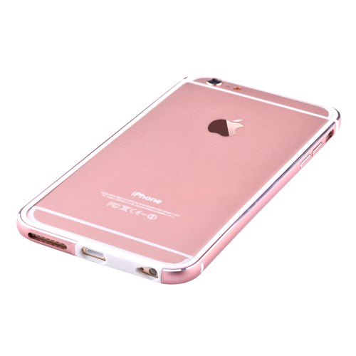 Comma COMMA Aluminium Bumper med TPU Skal till Apple iPhone 6(S) Plus - Rose Gold