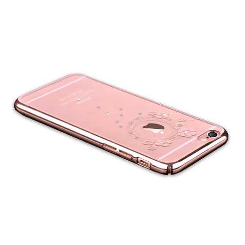 Devia Devia Skal med Swarovski-Stenar till Apple iPhone 6(S) Plus - Garland Rosegold