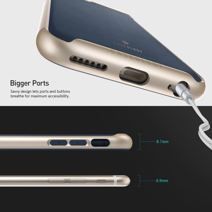Caseology Caseology Envoy Skal till Apple iPhone 6(S) Plus - Blå