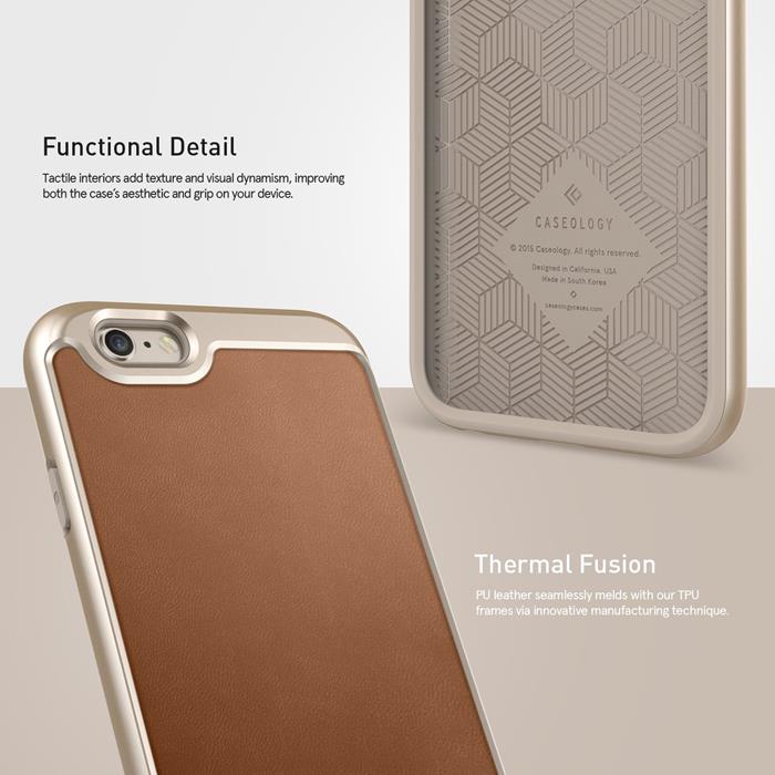 Caseology Caseology Envoy Skal till Apple iPhone 6(S) Plus - Brun