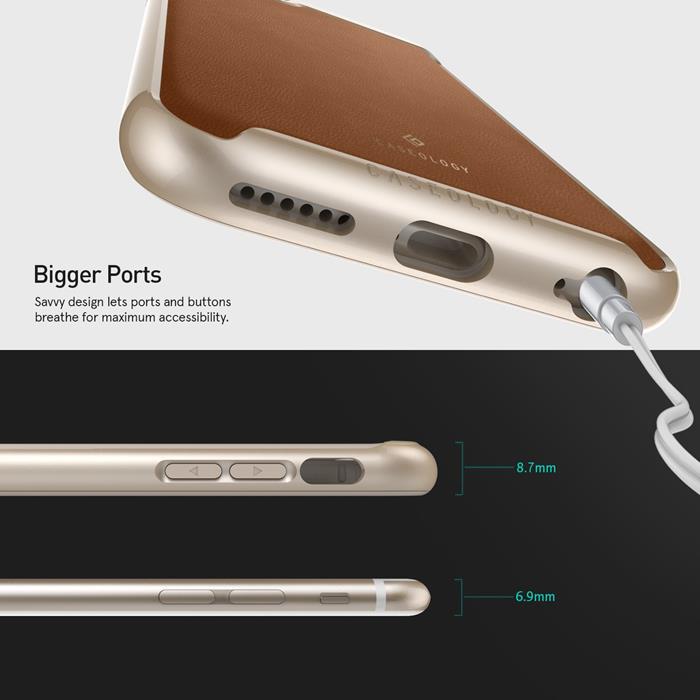 Caseology Caseology Envoy Skal till Apple iPhone 6(S) Plus - Brun