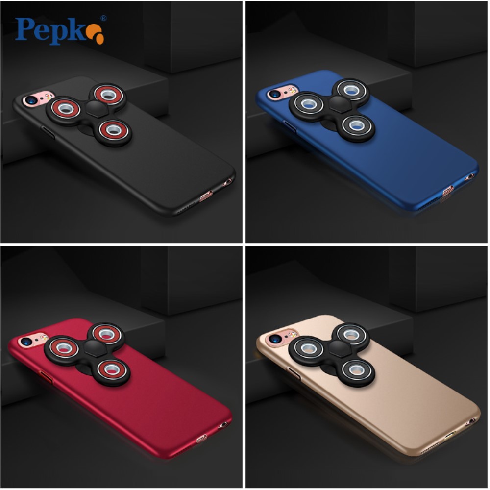 Fidget Spinner EDC Tri Fidget Spinner Skal till iPhone 6 (S) Plus - Gold