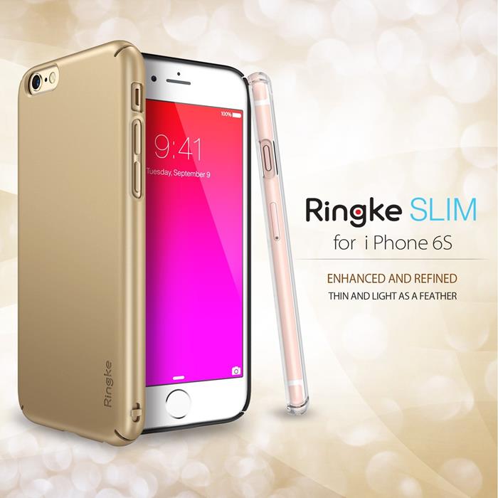 Rearth Ringke Slim Skal till Apple iPhone 6/6S Plus - Gold