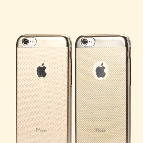 ROCK Rock Electroplating Flexicase Skal till Apple iPhone 6(S) Plus - Gol