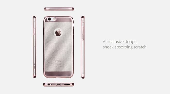 ROCK Rock Flexicase Skal till Apple iPhone 6(S) Plus - Rose Gold