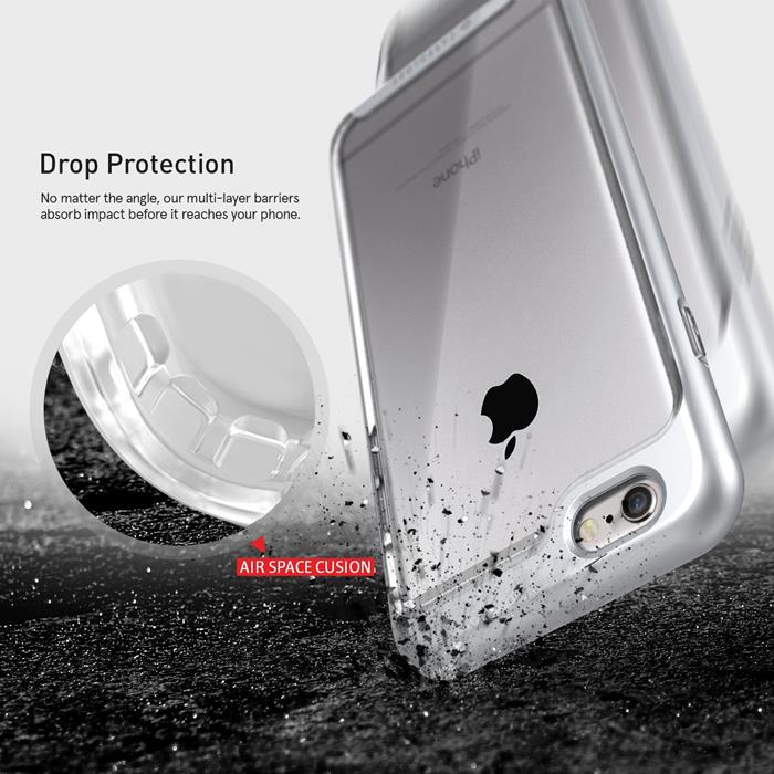 Caseology Caseology SkyFall Skal till Apple iPhone 6(S) Plus - Silver