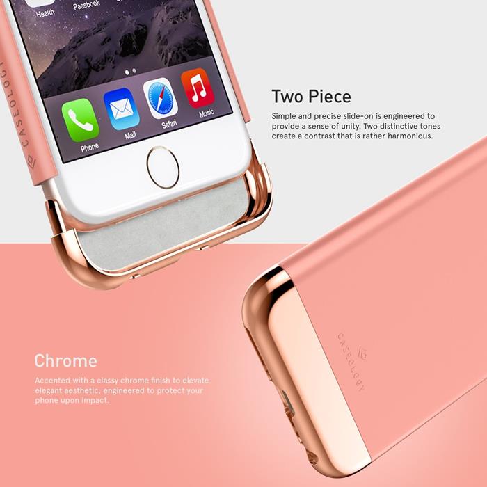 Caseology Caseology Savoy Skal till Apple iPhone 6(S) Plus (Rosa - Rose Gold)