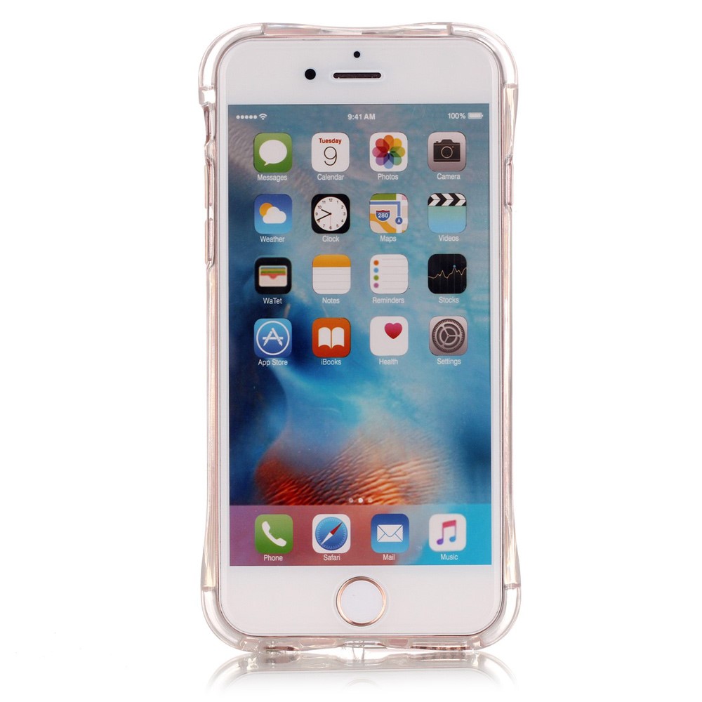 OEM Blinkande Flexiskal till Apple iPhone 6(S) Plus - Rosa Blommor