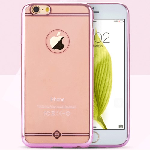 TOTU ToTu Simple Series Electroplating Flexi Skal till Apple iPhone 6(S) Plus - Rose