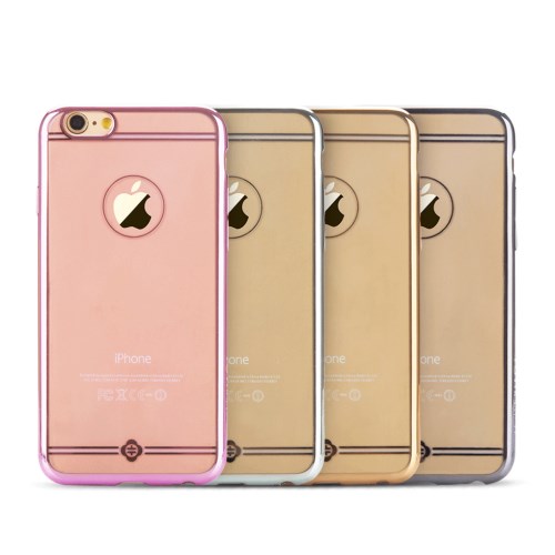 TOTU ToTu Simple Series Electroplating Flexi Skal till Apple iPhone 6(S) Plus - Rose