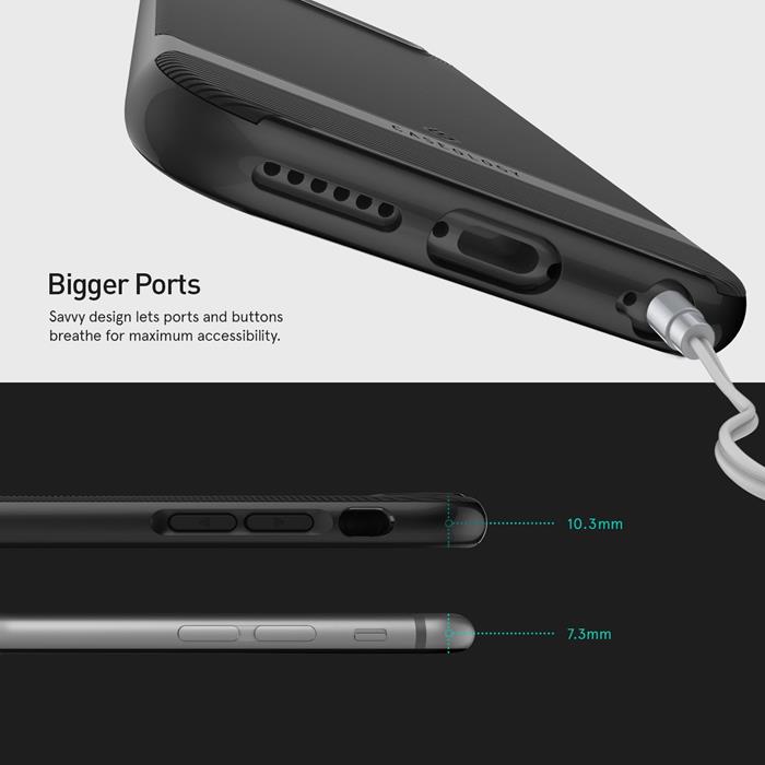 Caseology Caseology Wave Length Skal till Apple iPhone 6(S) Plus - Svart