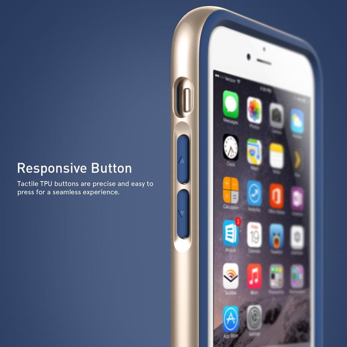 Caseology Caseology Wave Length Skal till Apple iPhone 6(S) Plus - Blå