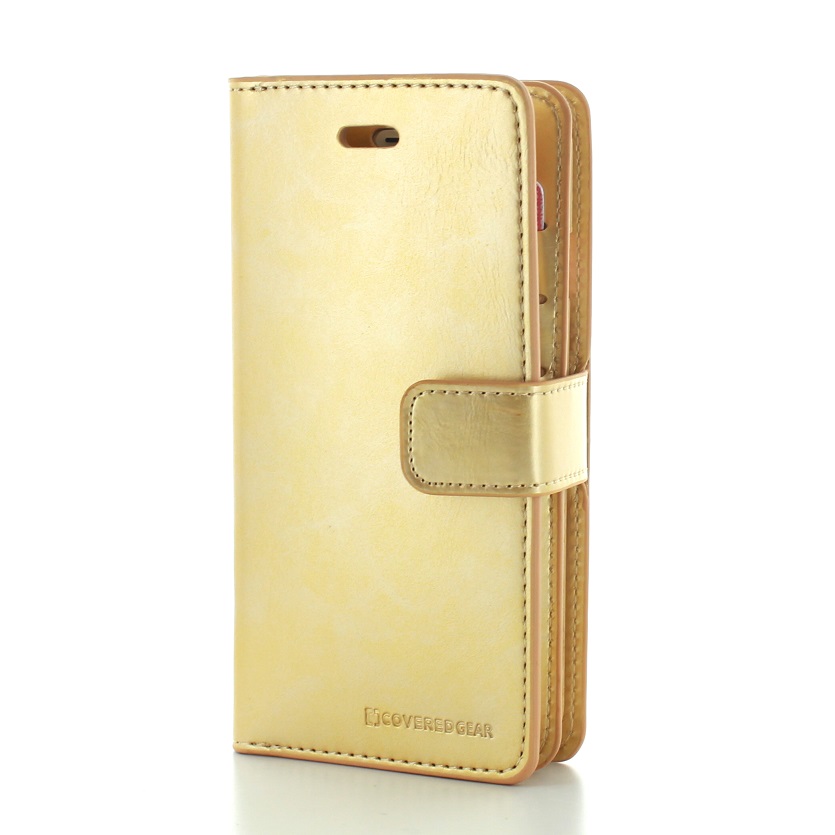 CoveredGear CoveredGear iPhone 6/6S plånboksfodral Liberty - Guld