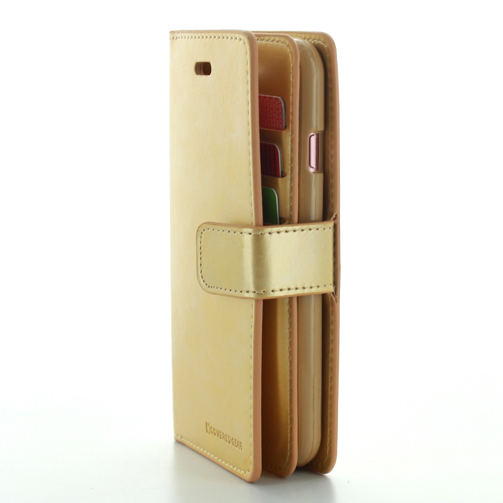 CoveredGear CoveredGear iPhone 6/6S plånboksfodral Liberty - Guld