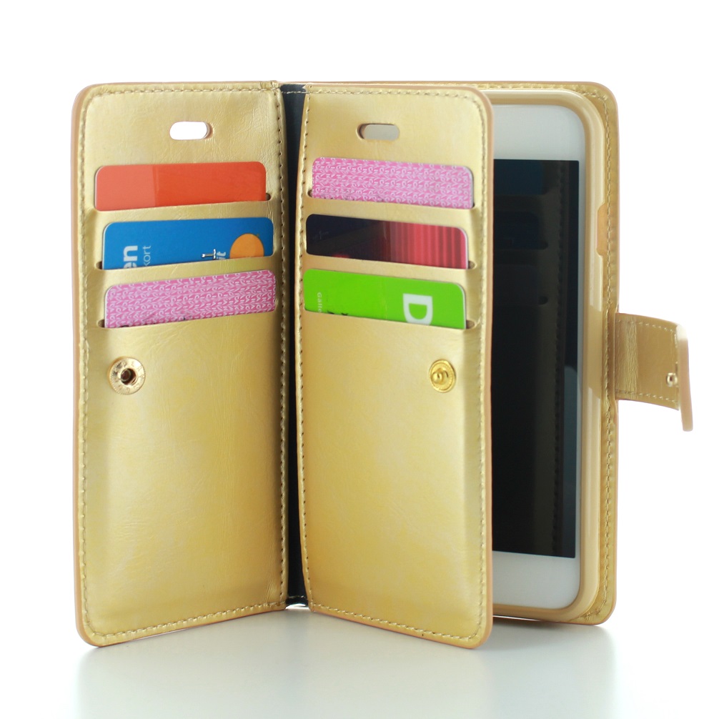 CoveredGear CoveredGear iPhone 6/6S plånboksfodral Liberty - Guld