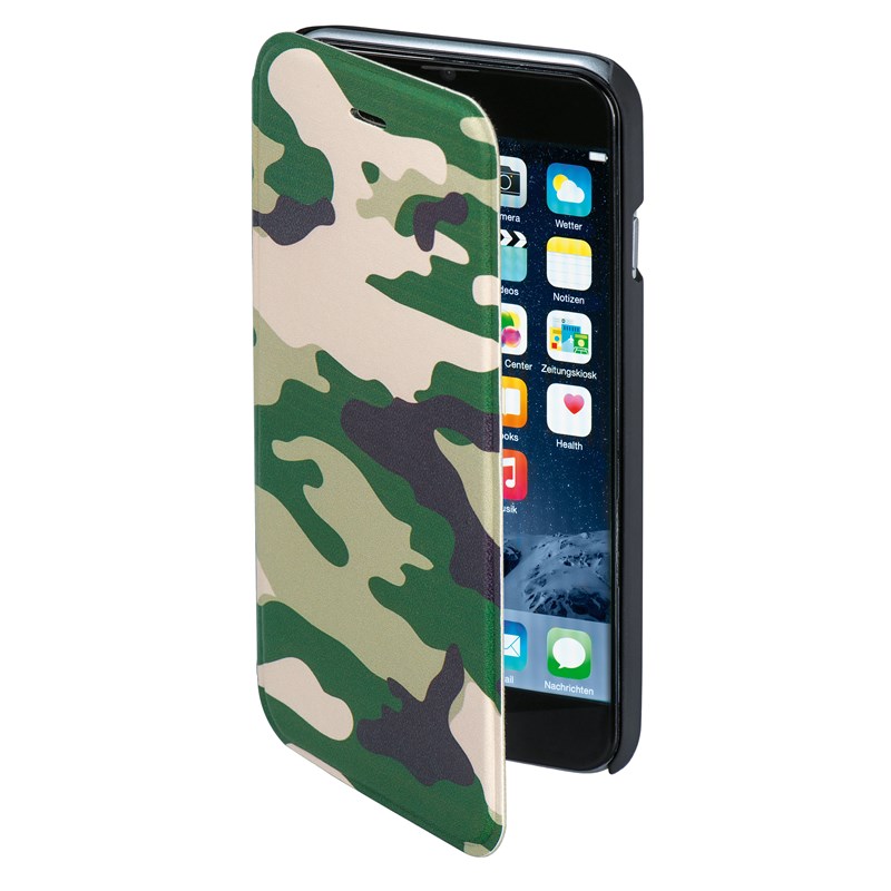 Hama HAMA iPhone 6/6S Plånboksfodral DesignLine - Camo grön