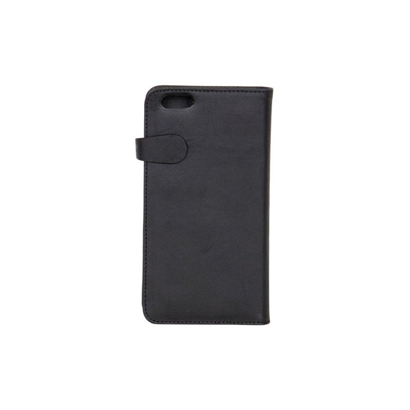 BUFFALO BUFFALO äkta läder Plånboksfodral iPhone 6(S) Plus - Svart