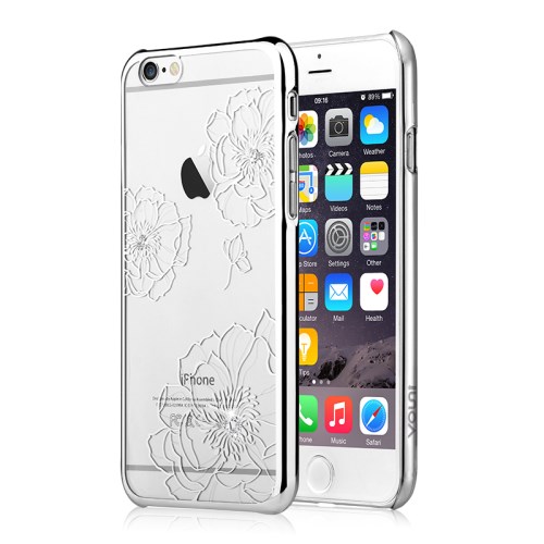 Vouni Vouni skal med strass-stenar till iPhone 6 / 6S - Silver