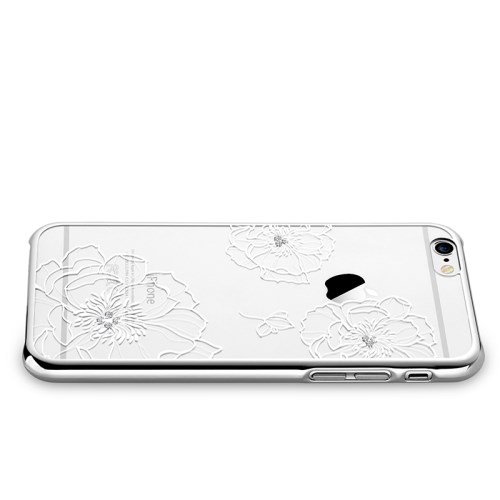 Vouni Vouni skal med strass-stenar till iPhone 6 / 6S - Silver