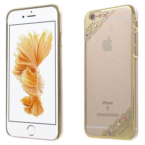 Kavaro Kavaro Skal till iPhone 6 / 6S med Swarovski stenar - Guld