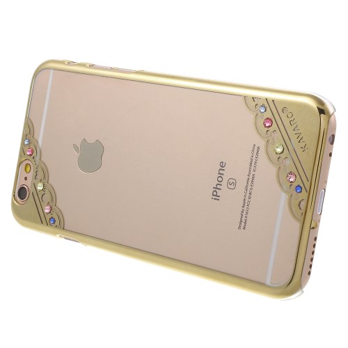 Kavaro Kavaro Skal till iPhone 6 / 6S med Swarovski stenar - Guld