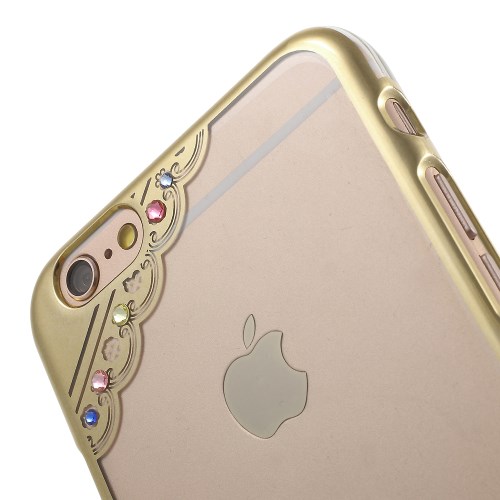 Kavaro Kavaro Skal till iPhone 6 / 6S med Swarovski stenar - Guld