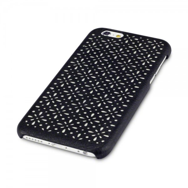 Terrapin Floral ETCH Skal till iPhone 6 / 6S - Svart